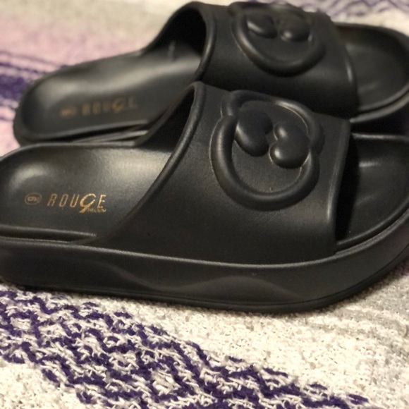 Rogue Helium Black Mens Slip Ons Size 9 - Picture 5 of 8